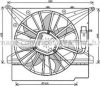 AVA QUALITY COOLING VO7509 Fan, radiator